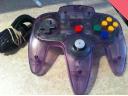 Manette mauve transparent/clear purple-Nintendo 64